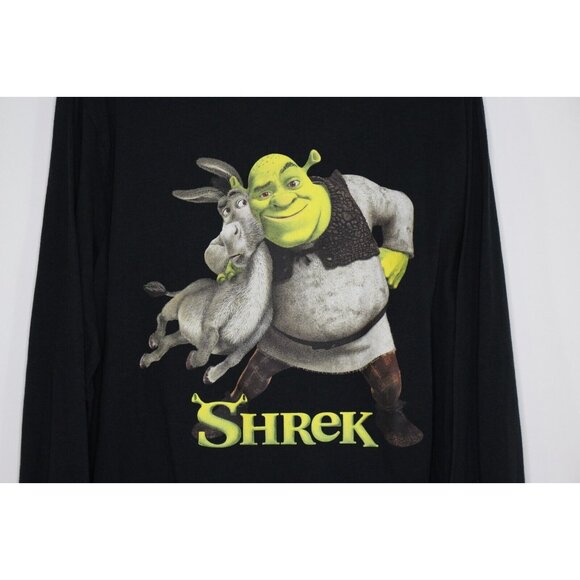 Shrek Mens Large Licensed Movie Donkey Dream Works Long Sleeve T-Shirt H821 - Picture 2 of 5